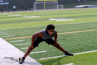 Hbg Cougars & Steel High Rollers Joint Football Practice 6-29-23