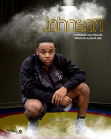 2020 8x10 Devan Johnson Full Stem Wrestling - Portrait