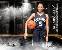 2016-17 Varsity Lady Cougars Jazmin Wright Suit Up