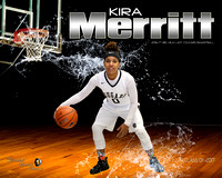 2016-17 Kira Merritt Lady Cougars Basketball Senior Splashing Through Basketball